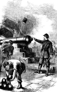 Defense of Fort Sumter, South Carolina, 1861 by Unbekannt