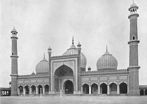 Delhi. The Jumma Musjid by Unbekannt