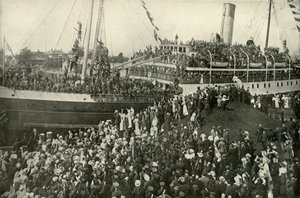 Departure of the Victorian B.C. Contingent