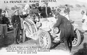 Departure to Oudjda Officers Wounded, 20th Century