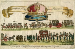 Depiction of the Royal Bohemian Crown: Presentation of the Entry of the Royal Bohemian Crown by Unbekannt