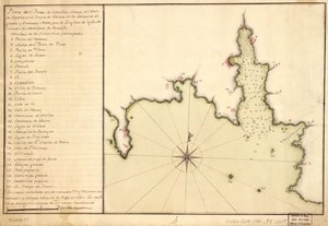 Depths shown by soundings by Unbekannt