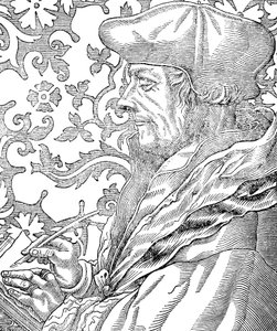 Desiderus Erasmus, 15th-16th Century Dutch Humanist and Scholar, 19th Century by Unbekannt