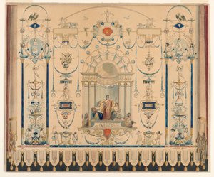 Design for a Theater Curtain by Unbekannt