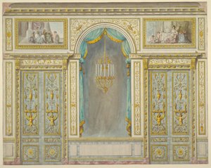Design for the Wall Decoration for Marie-Antoinette