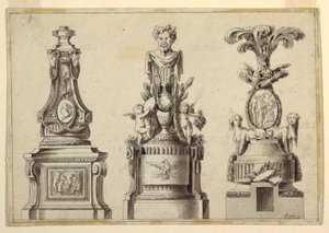 Designs for Three Pedestals