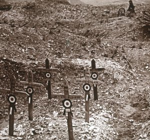 Destroyed Battery, Fort Vaux, Northern France by Unbekannt
