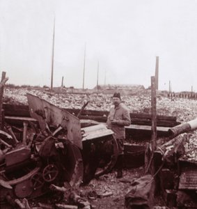 Destruction, Carency, northern France, c. 1914-1918 by Unbekannt