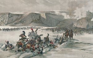 Destruction of Retreating Russians at Satschan Lake by Unbekannt