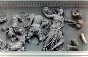 Detail from the Great Frieze of the Pergamon Altar