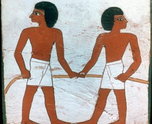 Decoration of a Sarcophagus of The Lady of Madja (detail) by Unbekannt