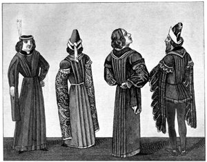 Development of the Sleeve, 15th Century, 1910 by Unbekannt