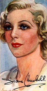 Diana Churchill, English Film and Stage Actress by Unbekannt