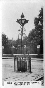 Dick Whittington Stone, Highgate Hill, London