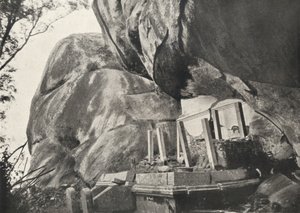 The Place Called Rajagirilena in the Rocks of Mihintale, Where King Devanampiya Tissa Cells For by Unbekannt