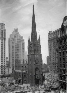 Trinity Church in New York by Unbekannt