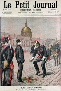 Disgracing of Albert Dreyfus by Unbekannt