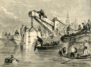 Diving-Bell Used in the Construction of the Thames Tunnel by Unbekannt