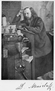 Dmitri Ivanovich Mendeleyev, Russian chemist, c1900s by Unbekannt