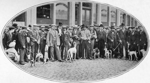 Dog Sellers and Buyers in the East End, London, 1900-1901 by Unbekannt