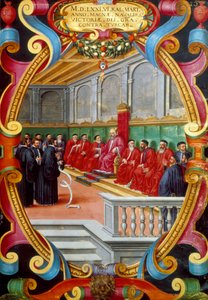 Doge of Venice and His Counsel by Unbekannt