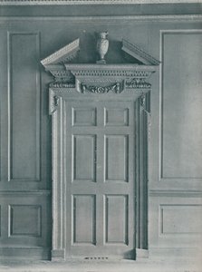 Door of Panelled Room, Early Georgian, 26, Hatton Garden