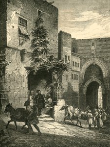 Door of the Mamelukes, The Citadel, Cairo, 1890 by Unbekannt