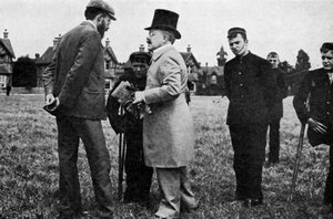 Dr Barnardo at one of his homes by Unbekannt
