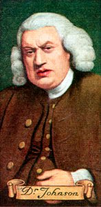 Dr. Johnson, Taken from a Series of Cigarette Cards by Unbekannt