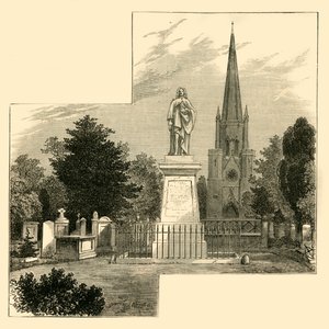 Dr. Watts Monument, Abney Park Cemetery by Unbekannt