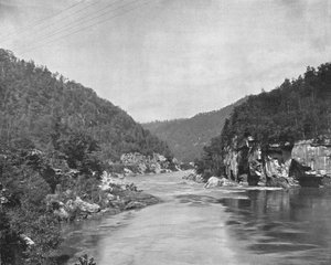 Dragon Gorge, New River, West Virginia, USA by Unbekannt