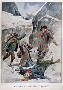 Drama on Mont Blanc, Alps