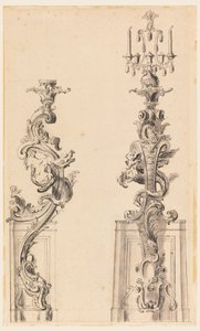 Design for a Candle Bracket by Unbekannt