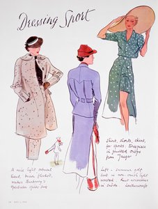 Dressing Sport, Fashion Illustration