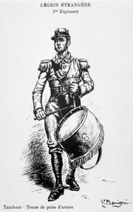 Drummer, 1st Regiment of the French Foreign Legion, 20th Century