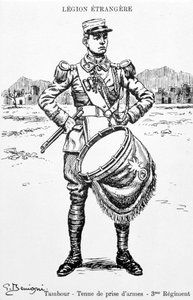Drummer, 3rd regiment of the French Foreign Legion