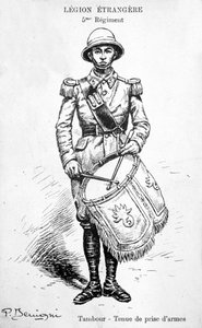 Drummer, 5th regiment of the French Foreign Legion