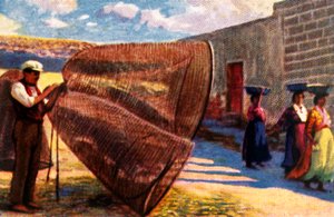 Drying the Nets, Malta