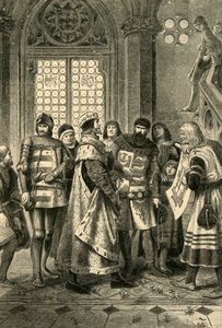 Duke Rudolf IV as Founder of the Stephen Cathedral by Unbekannt