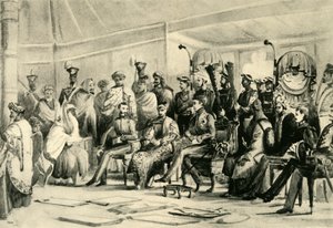 Durbar of Lord Auckland, c1836-1842, 1925 by Unbekannt