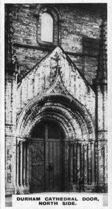 Durham Cathedral Door, North Side, c1920s by Unbekannt