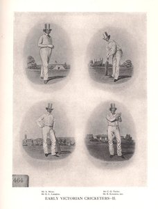 Early Victorian Cricketers by Unbekannt