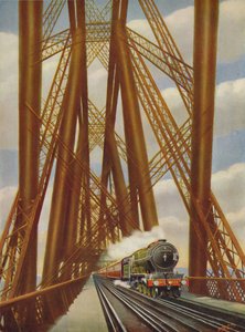 East Coast Express Crossing the Forth Bridge