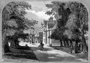 East Front and Principal Entrance, Sandringham, Norfolk, 1887 by Unbekannt