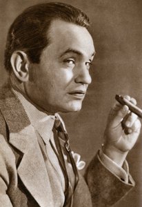 Edward Goldenberg Robinson, American Stage and Film Actor, of Romanian Origin, 1933