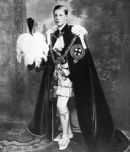 Edward, Prince of Wales as a Knight of the Garter, early 20th century by Unbekannt