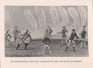 Edward Sackville, 4th Duke of Dorset, Playing Cricket