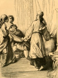 Edwy Dragged by Dunstan from the Presence of Elgiva by Unbekannt