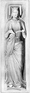 Effigy of Queen Eleanor, consort of Henry II by Unbekannt