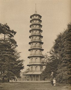 Eighteenth Century Version of a Pagoda in Kew Gardens, 1935
